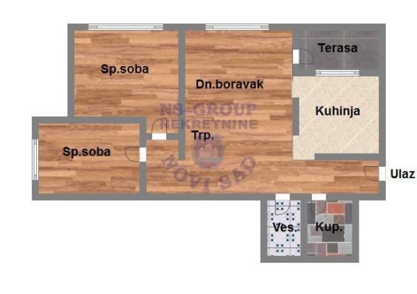 Glavna slika -Dvoiposoban stan na prodaju, 67m2, 151.820€