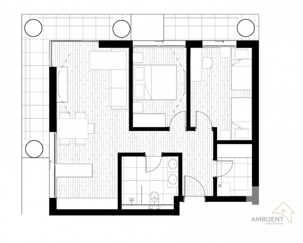 Slika 1 - Trosoban stan na prodaju, 69m2, 257.890€
