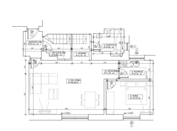Glavna slika -Dvosoban stan na prodaju, 51m2, 163.000€