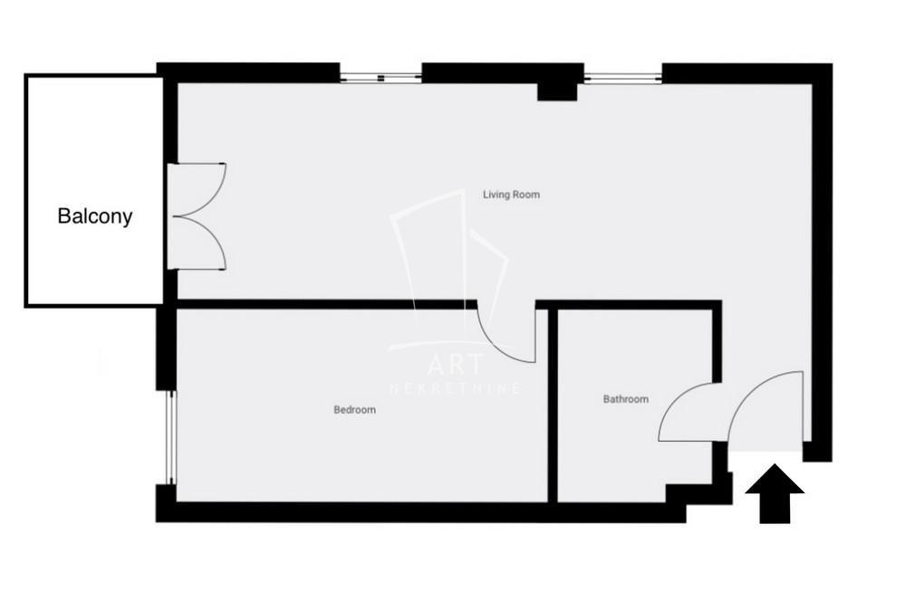 Slika 1 - Dragoljuba Ristića, Dvosoban stan na prodaju, 38m2, 110.000€