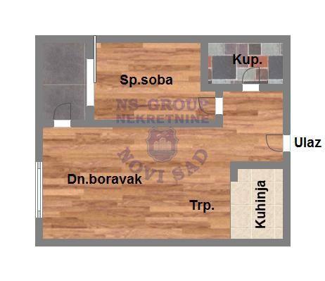 Glavna slika -Dvosoban stan na prodaju, 44m2, 150.850€