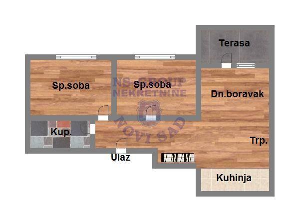 Glavna slika -Trosoban stan na prodaju, 58m2, 198.300€
