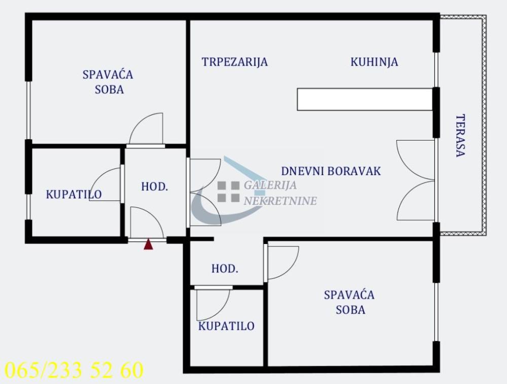 Slika 0 - Mišarska, Dvosoban stan na prodaju, 65m2, 412.000€