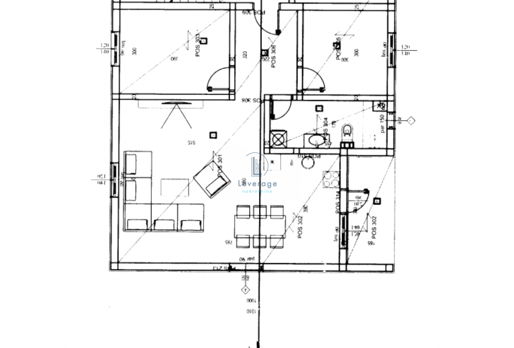 Glavna slika -Dvoiposoban stan na prodaju, 79m2, 104.280€