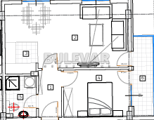 Slika 1 - Ilindenska, Jednoiposoban stan na prodaju, 46m2, 78.760€