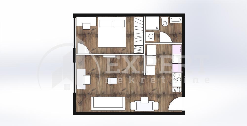 Glavna slika -Tolstojeva, Jednoiposoban stan na prodaju, 45m2, 72.000€