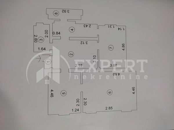 Slika 4 - Stara železnička kolonija, Četvorosoban stan na prodaju, 90m2, 159.500€