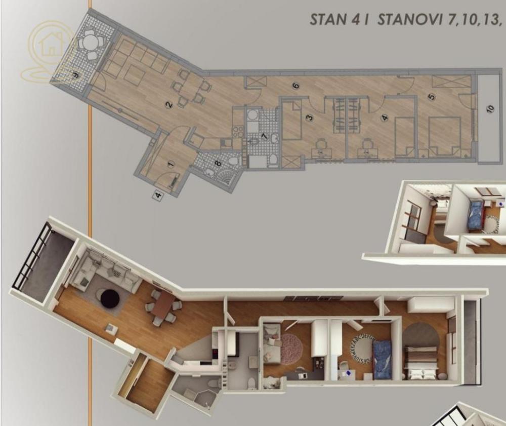 Slika 4 - Četvorosoban stan na prodaju, 93m2, 195.300€