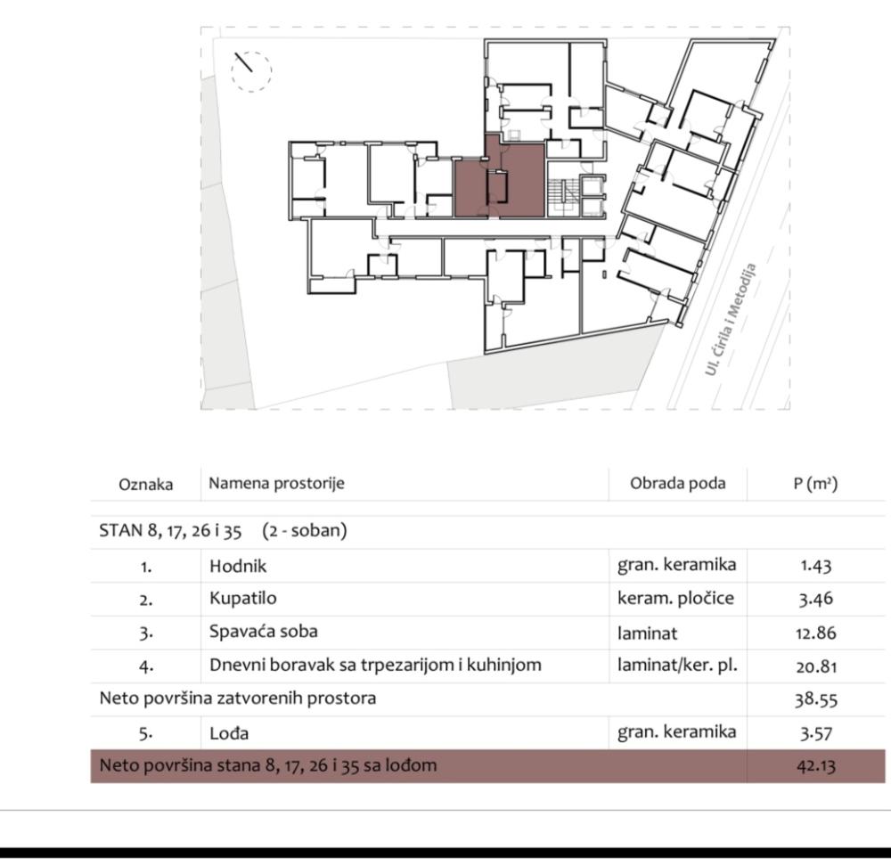 Slika 3 - Jednoiposoban stan na prodaju, 42m2, 105.330€