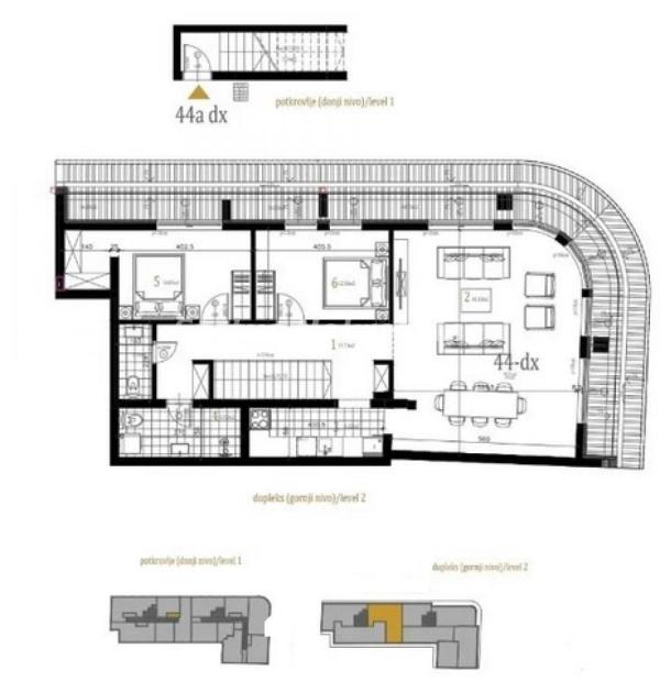 Slika 1 - Trosoban stan na prodaju, 97m2, 223.600€