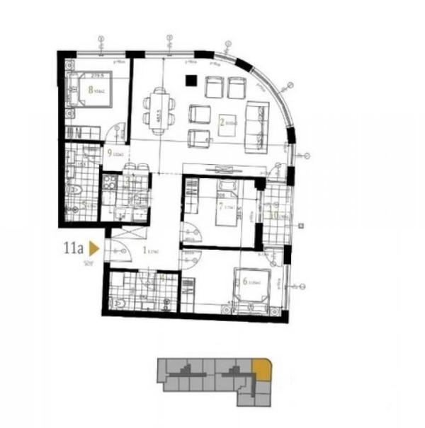 Glavna slika -Četvorosoban stan na prodaju, 84m2, 185.440€