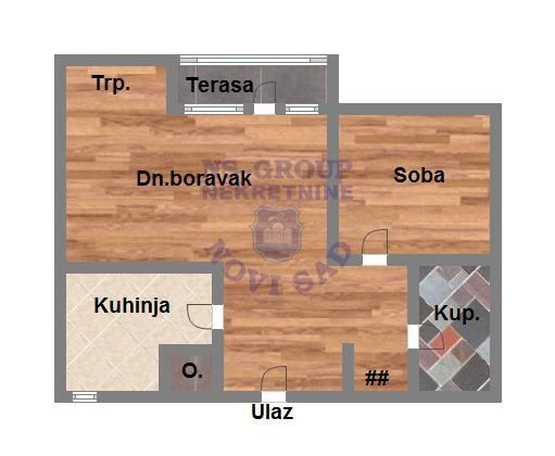 Slika 3 - Dvosoban stan na prodaju, 46m2, 140.000€