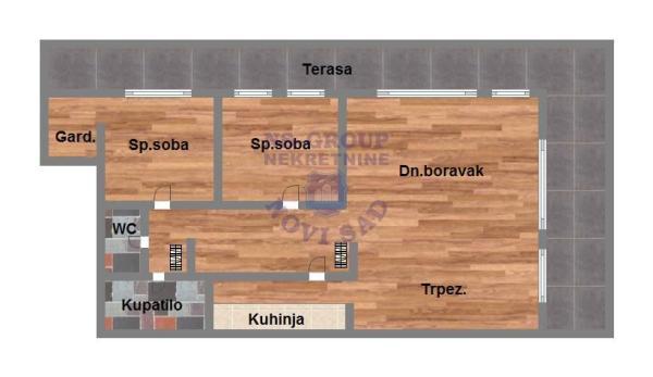 Glavna slika -Trosoban stan na prodaju, 96m2, 188.830€