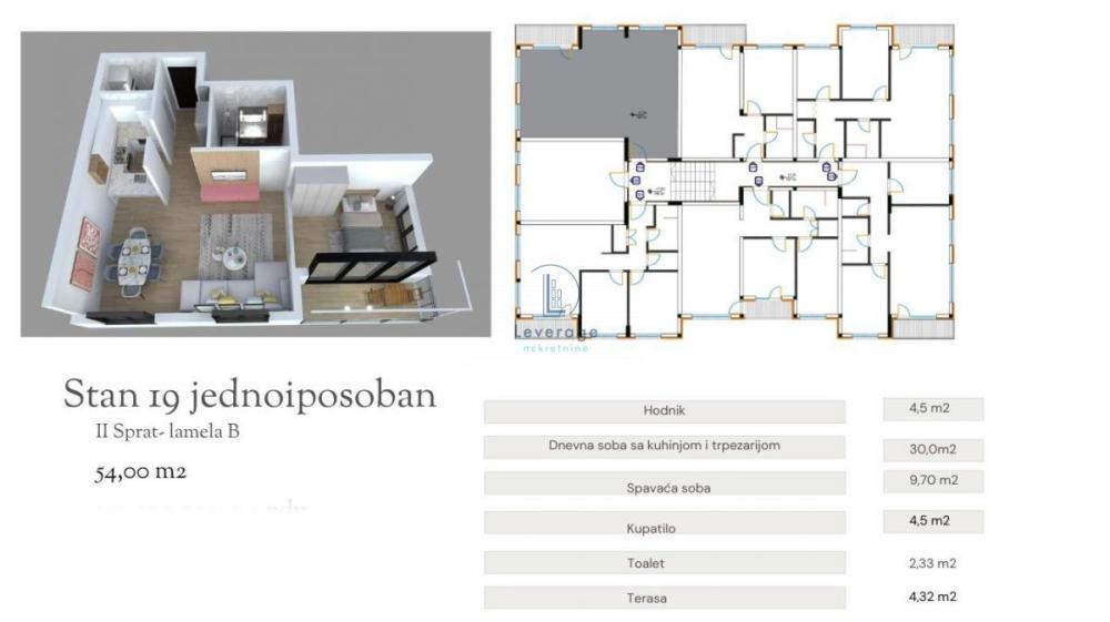 Slika 6 - Jednoiposoban stan na prodaju, 54m2, 121.500€