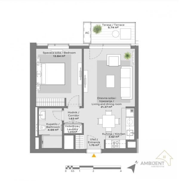 Slika 7 - Dvosoban stan na prodaju, 53m2, 275.000€