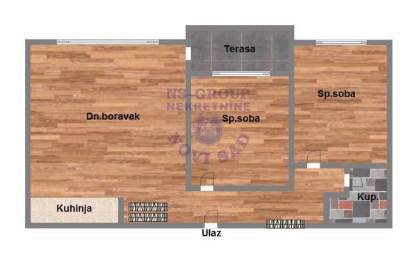 Slika 5 - Trosoban stan na prodaju, 56m2, 185.400€