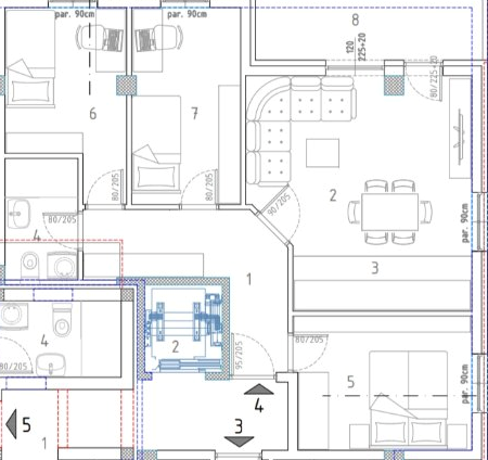 Slika 1 - Troiposoban stan na prodaju, 64m2, 111.900€