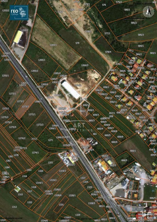 Glavna slika -Ibarski put Plac na prodaju, Čukarica, Rušanj, 1.690.000€