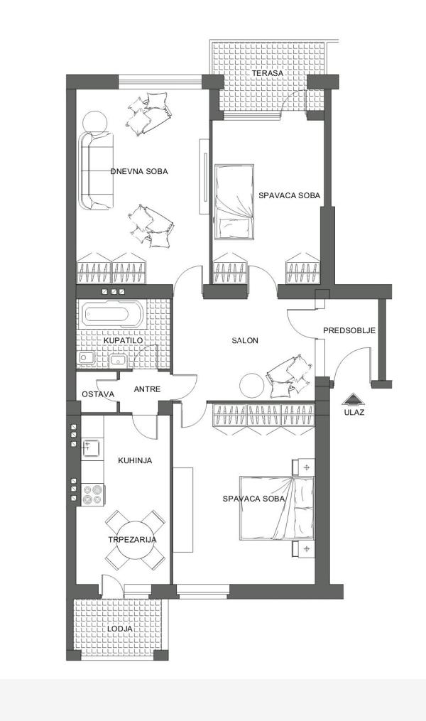 Slika 1 - Svetogorska, Četvorosoban stan na prodaju, 87m2, 350.000€