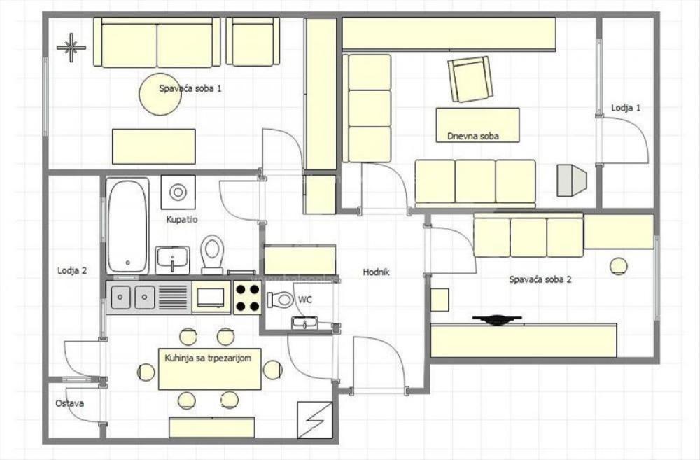Slika 8 - Trosoban stan na prodaju, 86m2, 195.000€
