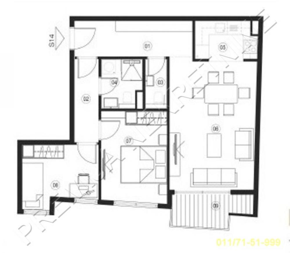 Slika 1 - Cara Nikolaja II, Dvoiposoban stan na prodaju, 65m2, 347.000€