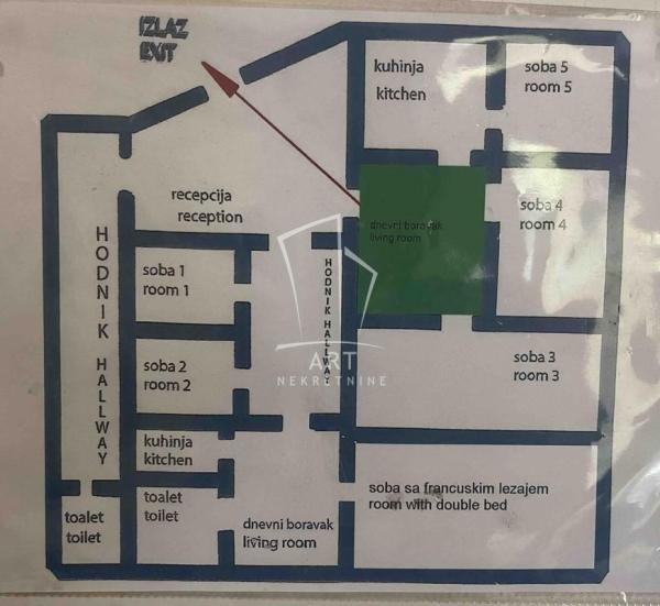 Slika 2 - Kralja Milana,  Stan za izdavanje, 177m2, 1.000€