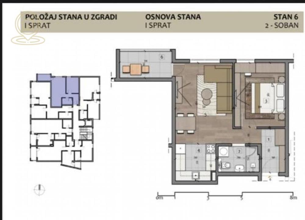 Slika 6 - Dvosoban stan na prodaju, 45m2, 90.820€