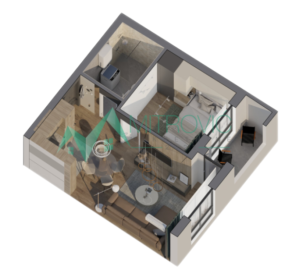 Glavna slika -Jednoiposoban stan na prodaju, 40m2, 141.120€