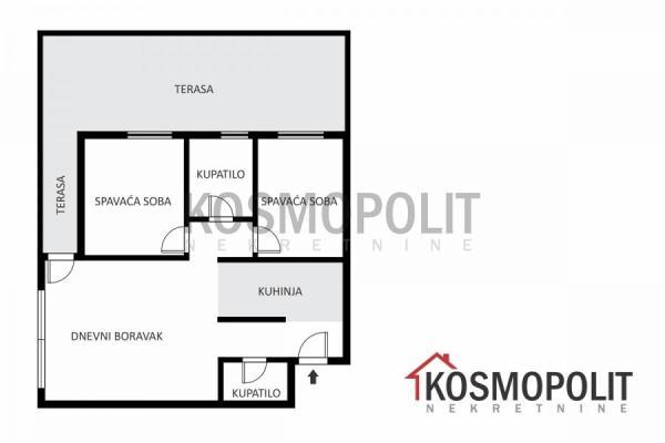 Glavna slika -Pregrevica, Dvoiposoban stan na prodaju, 67m2, 221.100€