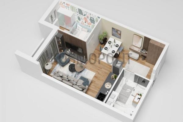 Glavna slika -Aleksandra Bugarskog, Jednoiposoban stan na prodaju, 44m2, 91.938€