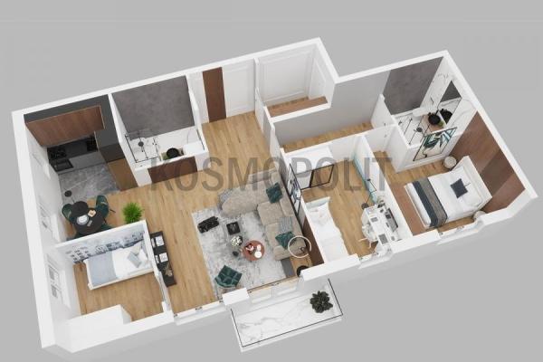 Glavna slika -Aleksandra Bugarskog, Trosoban stan na prodaju, 78m2, 156.380€