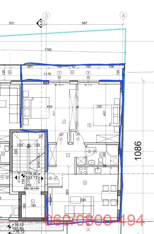 Slika 8 - Podujevska, Dvosoban stan na prodaju, 71m2, 192.213€
