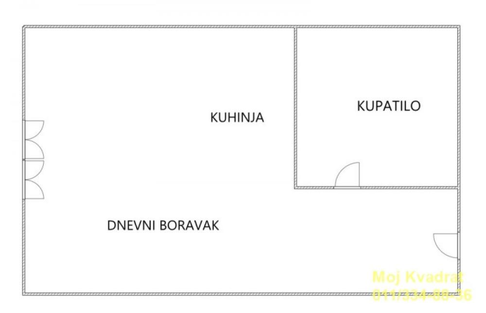 Slika 6 - Jednosoban stan na prodaju, 27m2, 108.600€