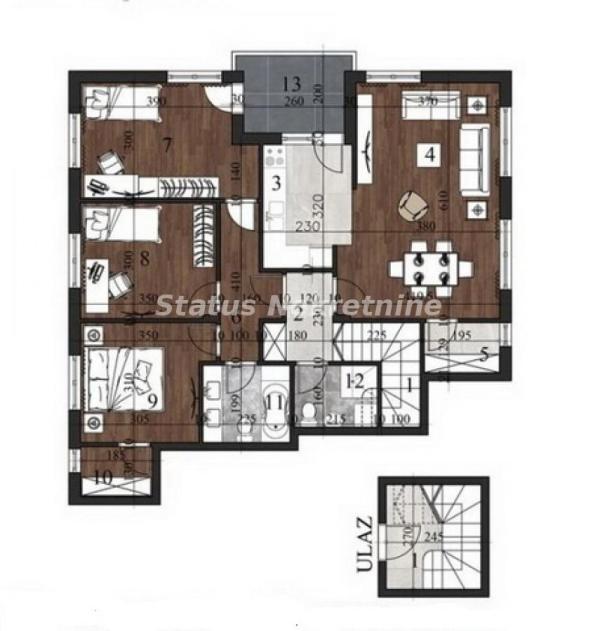 Glavna slika -Četvorosoban stan na prodaju, 96m2, 310.700€