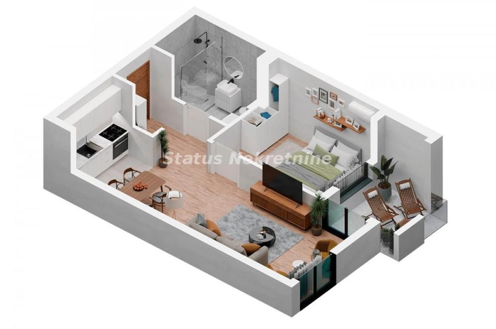 Glavna slika -Dvosoban stan na prodaju, 41m2, 145.500€