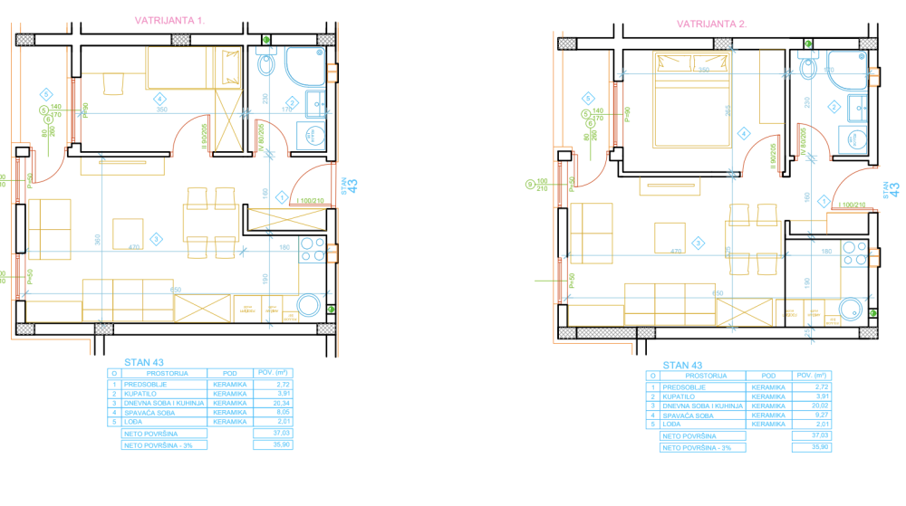 Slika 1 - Apelovac, u blizini Čaira, Jednoiposoban stan na prodaju, 39.20m2, 66.640€