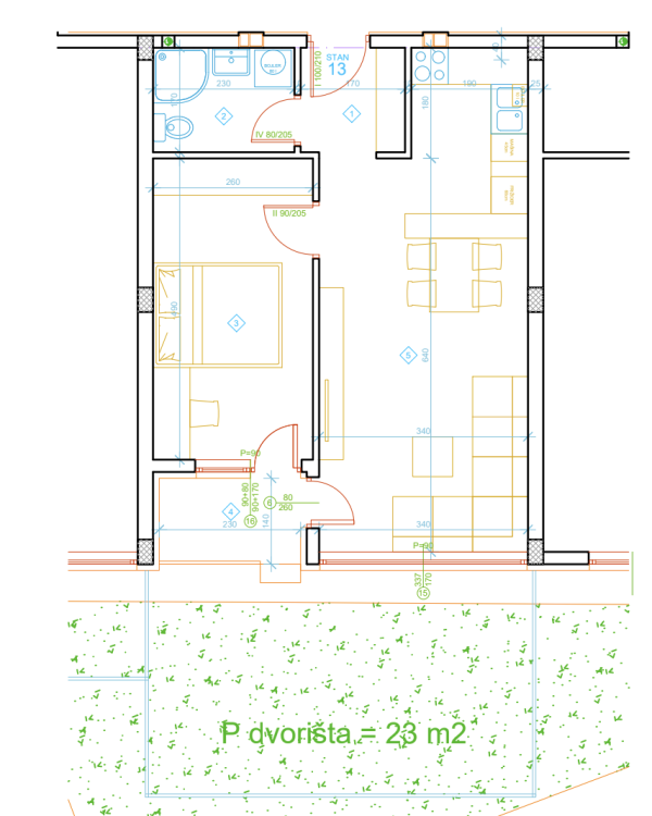 Slika 0 - Apelovac, Dvosoban stan na prodaju, 46.40m2, 78.880€