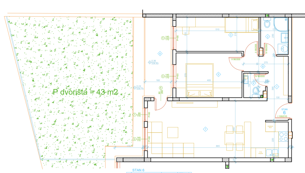 Slika 1 - Apelovac, u blizini Čaira, Trosoban stan na prodaju, 68.90m2, 117.130€