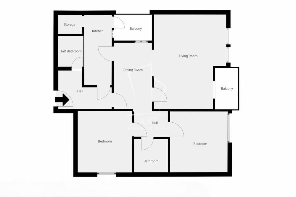 Slika 1 - Mike Alasa, Trosoban stan na prodaju, 78m2, 329.000€