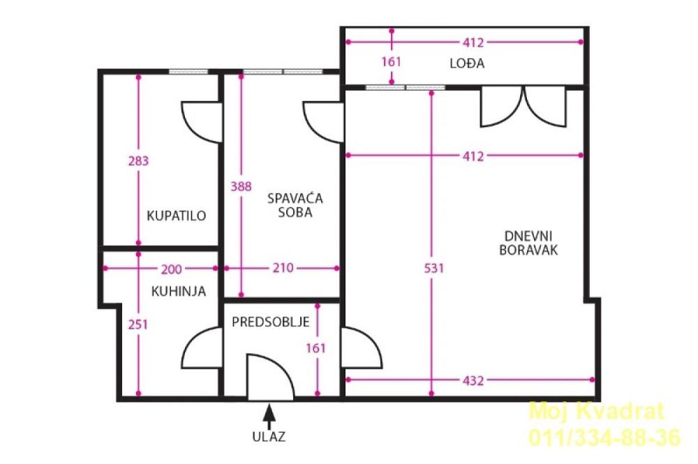 Slika 10 - Dvosoban stan na prodaju, 50m2, 225.000€
