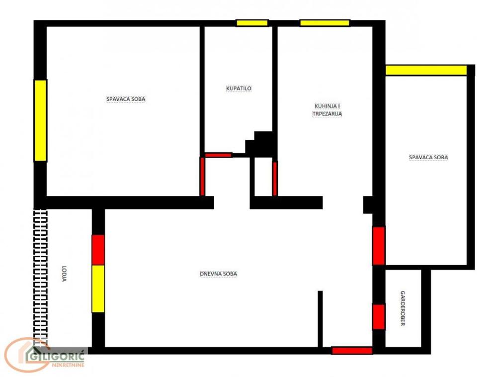 Slika 9 - Maljenska, Trosoban stan na prodaju, 60m2, 175.000€