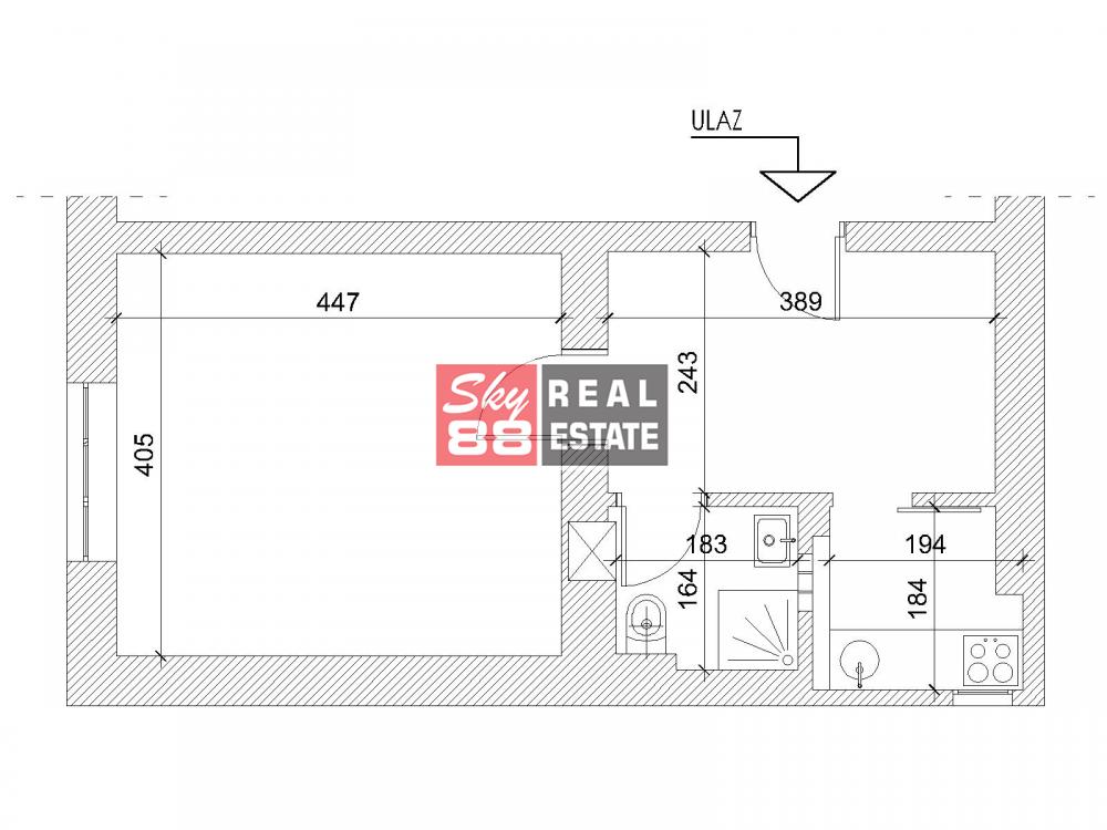 Slika 9 - Hadži Melentijeva, Jednosoban stan na prodaju, 35m2, 133.000€