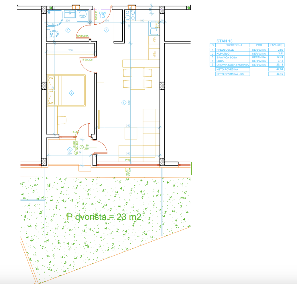 Glavna slika -Apelovac, u blzini Čaira, Jednoiposoban stan na prodaju, 46.4m2, 78.880€