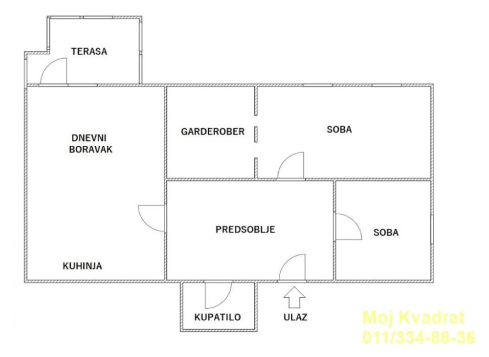 Slika 7 - Trosoban stan na prodaju, 60m2, 210.000€