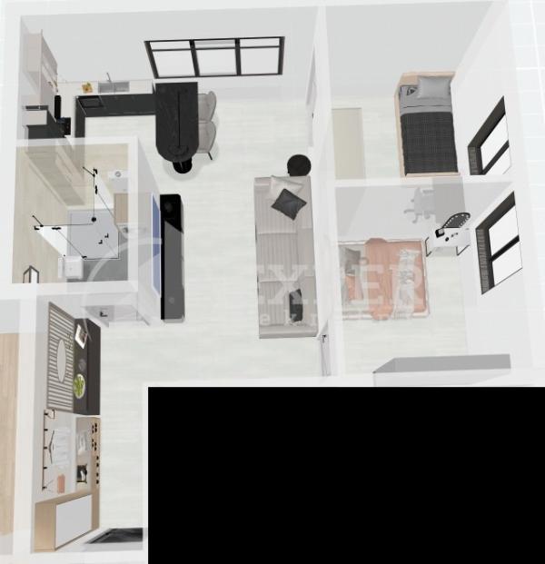 Slika 5 - Vojvode Putnika, Jednosoban stan na prodaju, 41m2, 100.222€