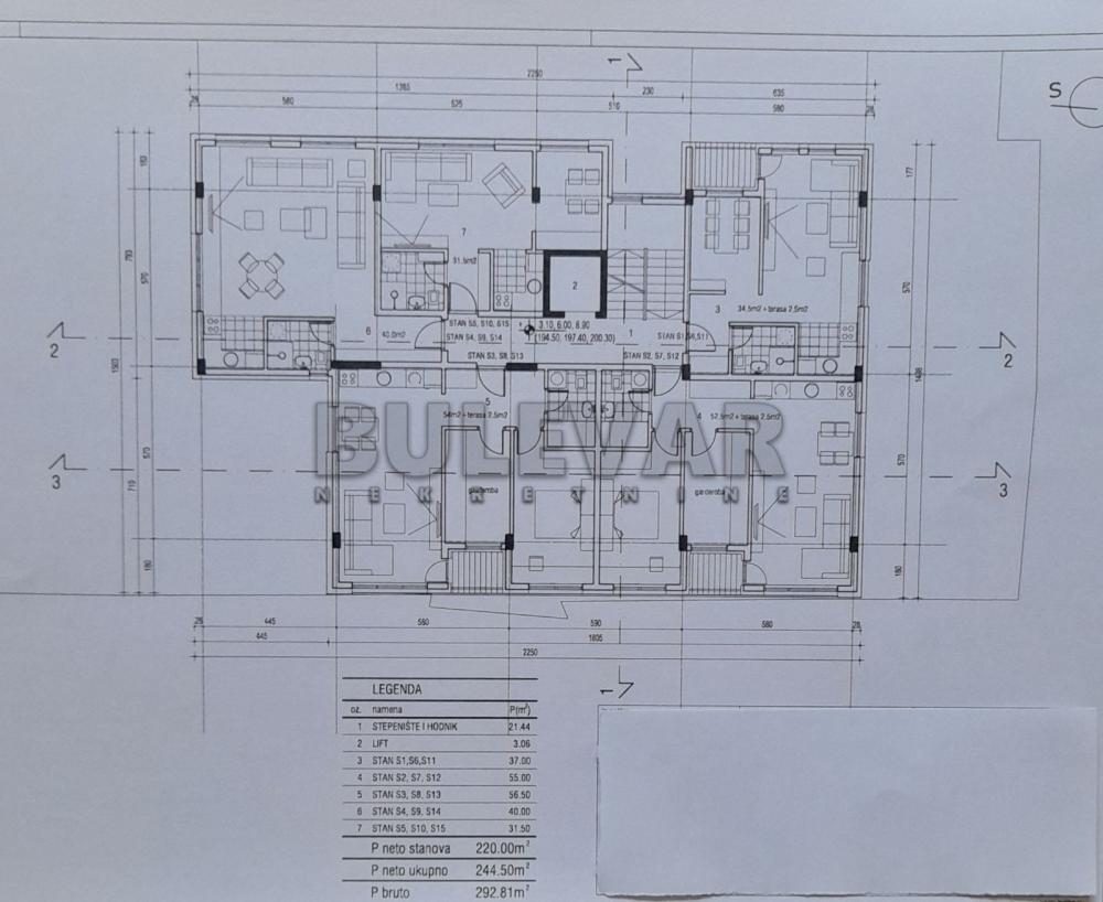 Slika 2 - Vojvode Putnika, Jednosoban stan na prodaju, 41m2, 102.588€