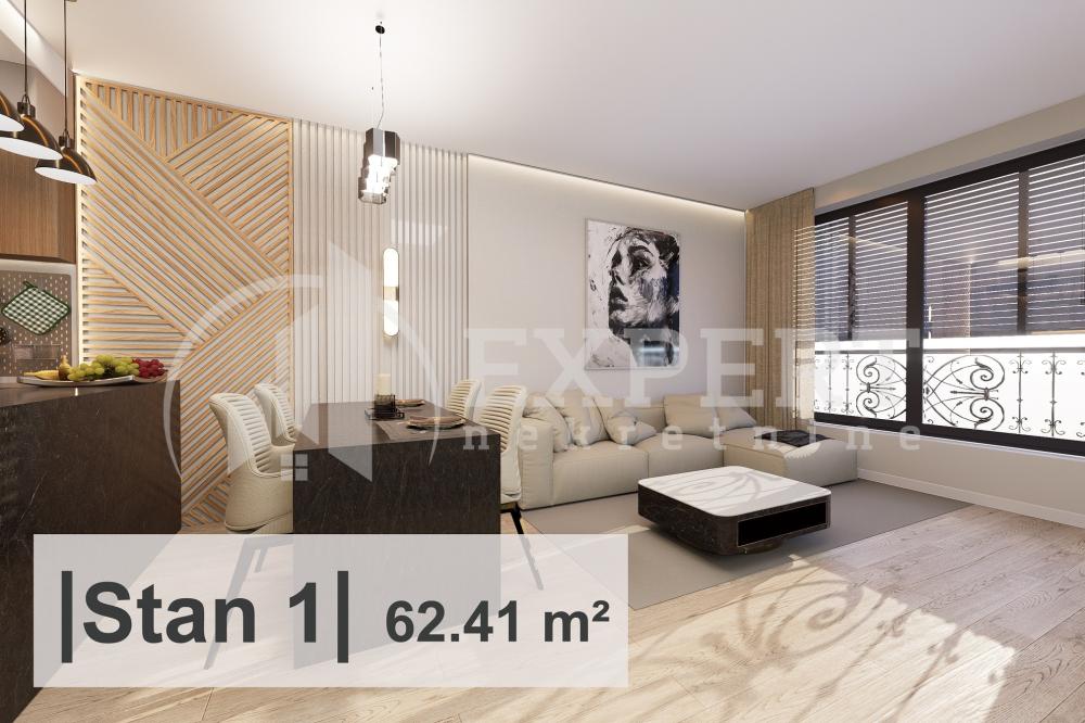 Slika 2 - Rajićeva, Dvoiposoban stan na prodaju, 62m2, 159.770€