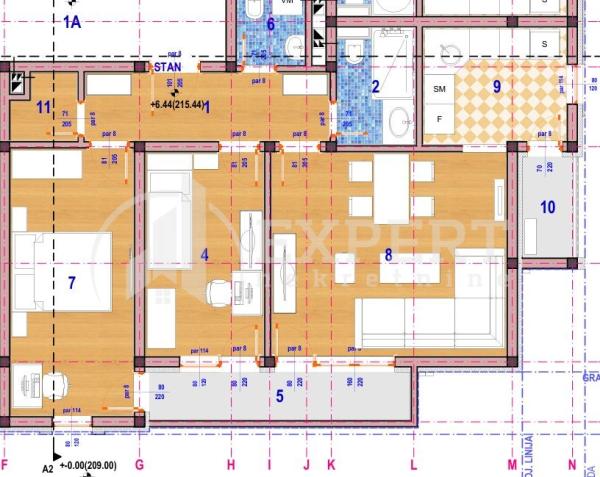 Slika 2 - Crnogorska, Trosoban stan na prodaju, 69m2, 110.736€