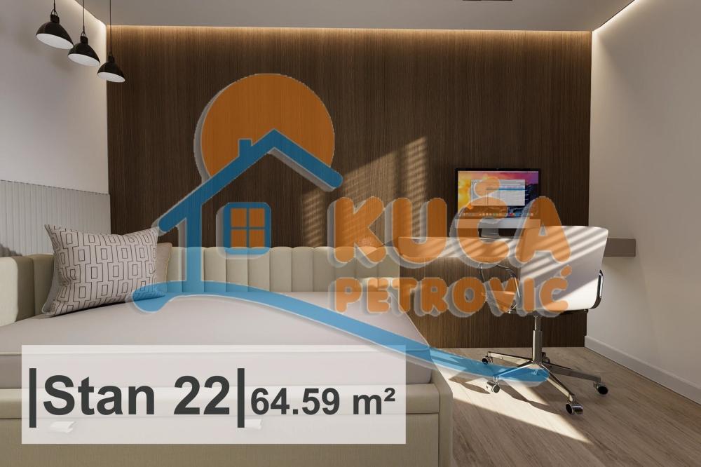 Slika 3 - Rajićeva, Dvoiposoban stan na prodaju, 64m2, 158.892€