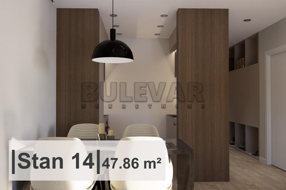 Slika 3 - Rajićeva, Jednoiposoban stan na prodaju, 47m2, 122.522€